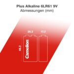 Camelion Plus Αλκαλική Μπαταρία 9V 1τμχ 6LR61-BP1 - Image 2