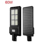 Invictus HSL-LY60 Ηλιακό Φωτιστικό Δρόμου LED Ισχύος 60W IP65, Ψυχρό Λευκό 6000Κ με Ανιχνευτή Κίνησης & Τηλεχειριστήριο 490x235x70mm 12.02.0061