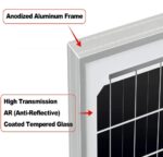 Μονοκρυσταλλικό Φωτοβολταϊκό Panel 12V 30W 38x45x1.7cm Epever M-30W - Image 2