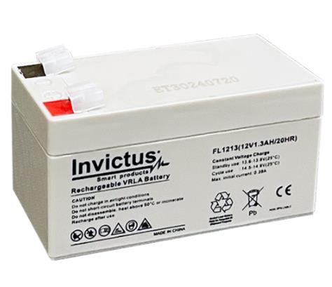 SE9142400-o1.jpg Invictus Μπαταρία Μολύβδου 12V 1.3Ah 97x43x52mm Ακροδέκτες F1 4.8mm FL12-1,3 - Image 1