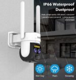 Invictus HTP-2 IP Wi-Fi Κάμερα Μπαταρίας 3MP Εξωτερικού Χώρου Έγχρωμη 24/7 IP66 με Κίνηση, Ανιχνευτή PIR, Ηλιακό Panel & Αμφίδρομο Ήχο, 2 Φακοί 4&12mm - Image 3