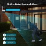 Invictus HTP-2 IP Wi-Fi Κάμερα Μπαταρίας 3MP Εξωτερικού Χώρου Έγχρωμη 24/7 IP66 με Κίνηση, Ανιχνευτή PIR, Ηλιακό Panel & Αμφίδρομο Ήχο, 2 Φακοί 4&12mm - Image 4