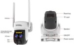 Invictus HTP-2 IP Wi-Fi Κάμερα Μπαταρίας 3MP Εξωτερικού Χώρου Έγχρωμη 24/7 IP66 με Κίνηση, Ανιχνευτή PIR, Ηλιακό Panel & Αμφίδρομο Ήχο, 2 Φακοί 4&12mm - Image 5